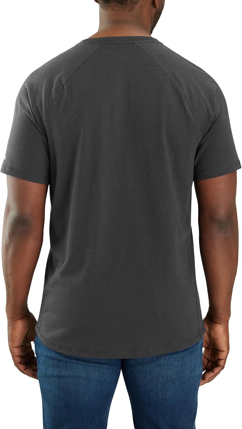 image:imageCarhartt Mens Force Relaxed Fit Midweight ShortSleeve Pocket TShirtCarbon Heather