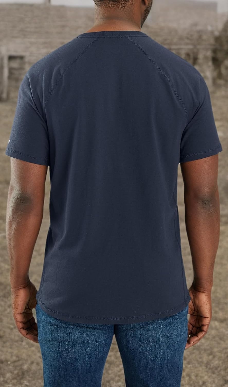 image:imageCarhartt Mens Force Relaxed Fit Midweight ShortSleeve Pocket TShirtNavy