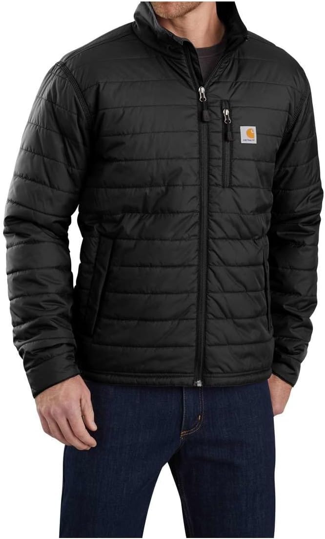 image:imageCarhartt Mens Rain Defender Relaxed Fit Lightweight Insulated JacketBlack