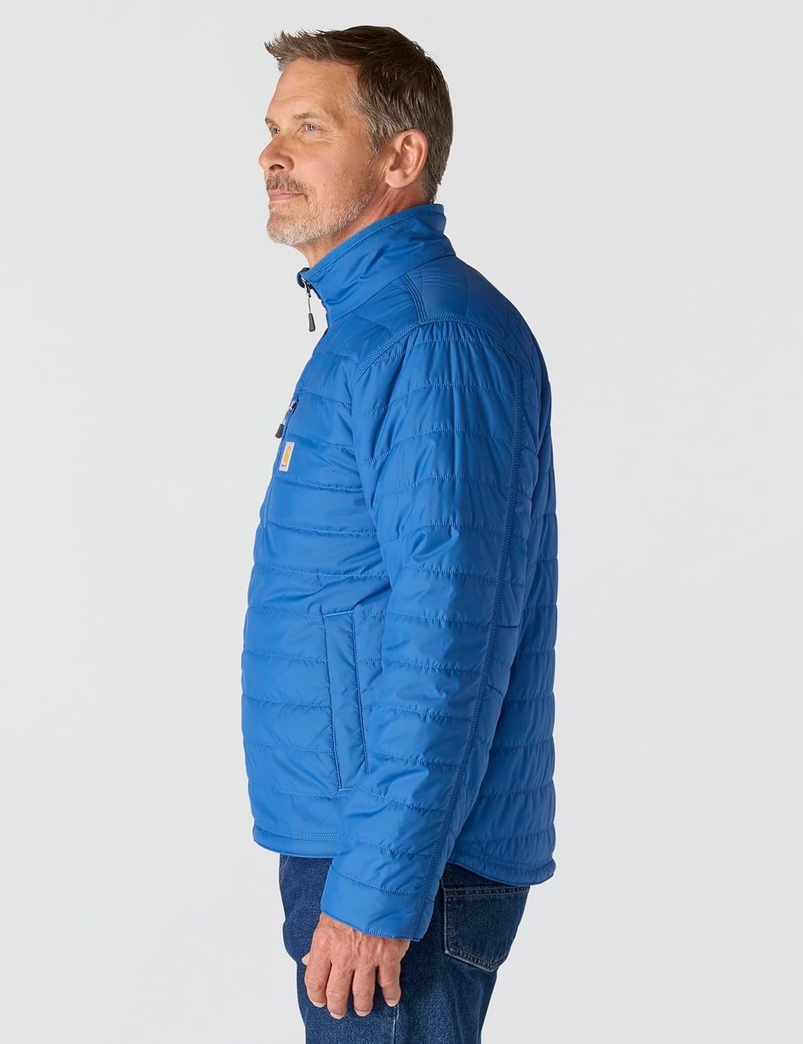 image:imageCarhartt Mens Rain Defender Relaxed Fit Lightweight Insulated JacketDark Horizon Blue