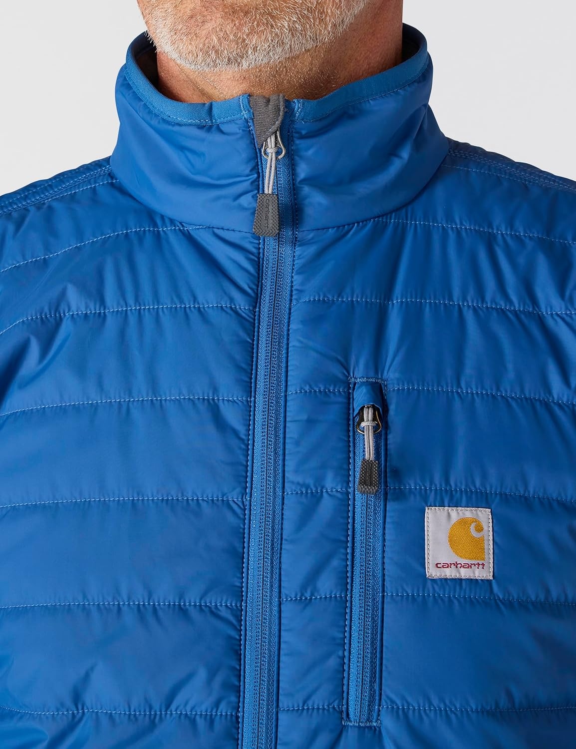 image:imageCarhartt Mens Rain Defender Relaxed Fit Lightweight Insulated JacketDark Horizon Blue