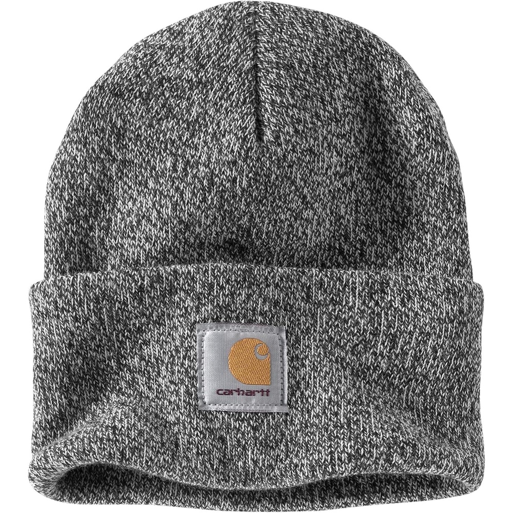 image:imageCarhartt Mens Knit Cuffed BeanieBlackWhite