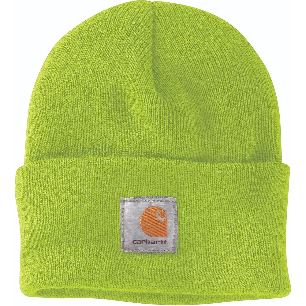 image:imageCarhartt Mens Knit Cuffed BeanieBrite Lime