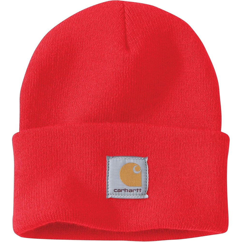 image:imageCarhartt Mens Knit Cuffed BeanieFire Red