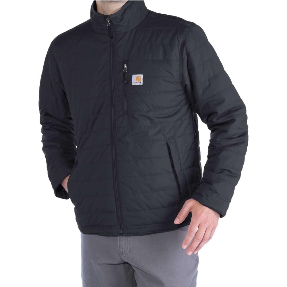 image:imageCarhartt Mens Rain Defender Relaxed Fit Lightweight Insulated JacketBlack