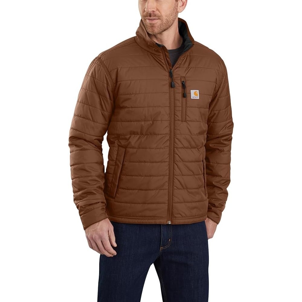 image:imageCarhartt Mens Rain Defender Relaxed Fit Lightweight Insulated JacketMocha