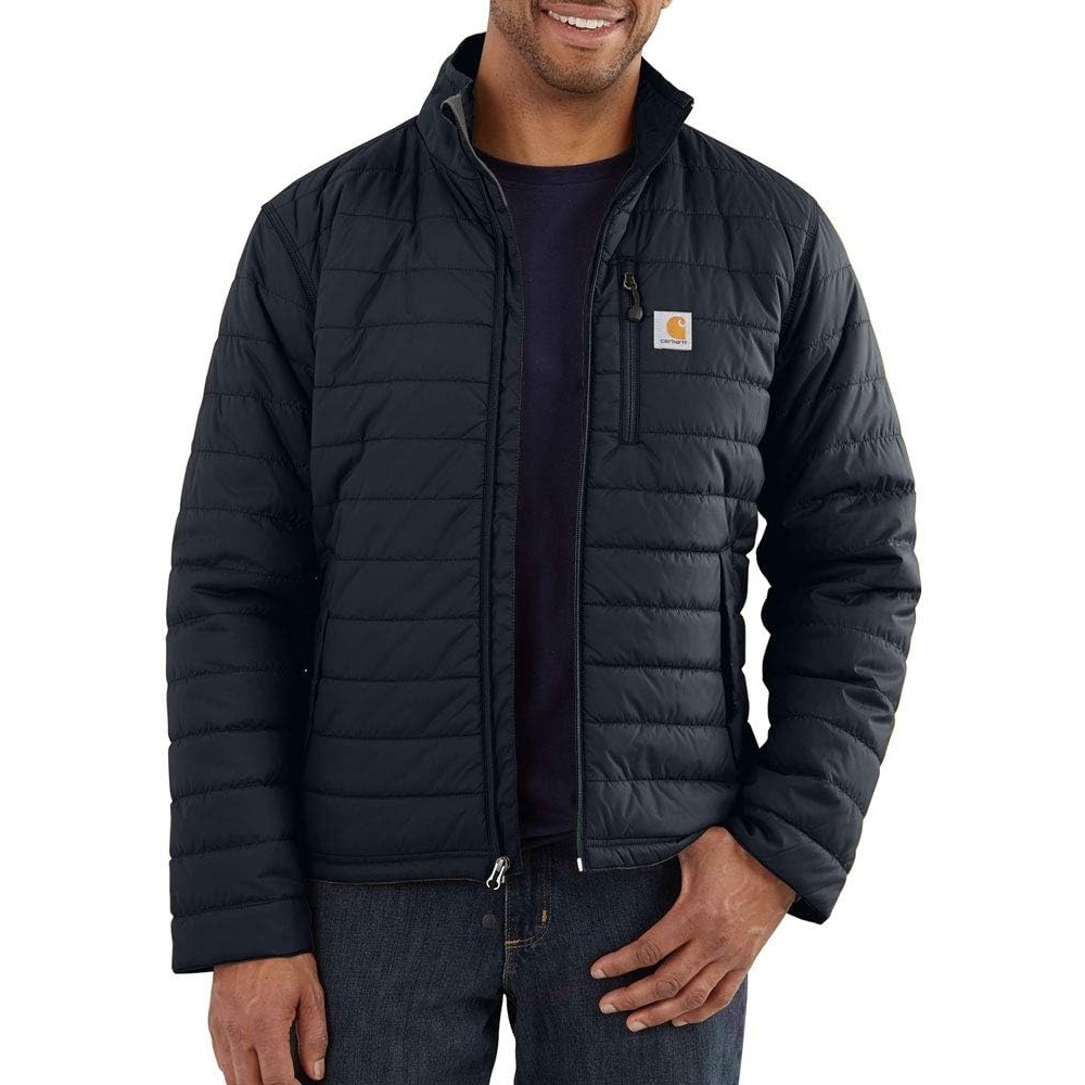 image:imageCarhartt Mens Rain Defender Relaxed Fit Lightweight Insulated JacketNavy